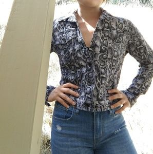 Harris Wallace Snake Skinned Jacket